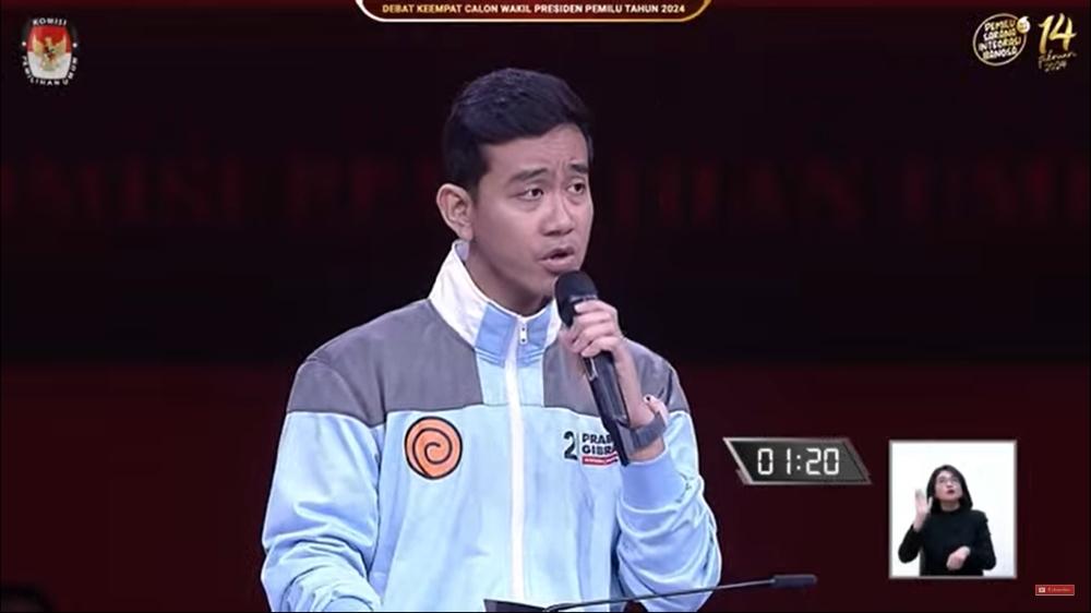 Gibran 'Colek' Cak Imin: Enak Ya Gus Bawa Catatan