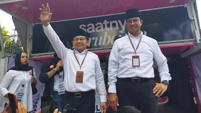 Cak Imin Gunakan Hak Suaranya di Kemang, Anies Nyoblos di Lebak Bulus