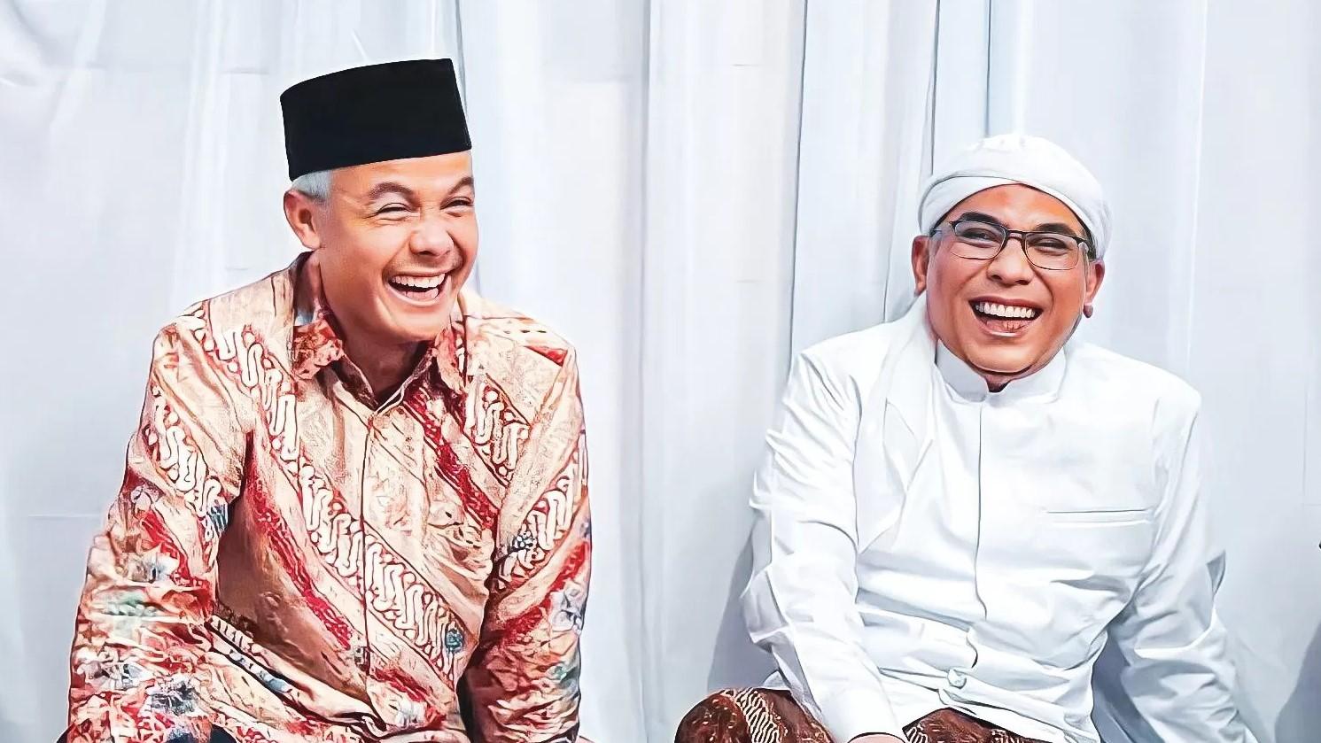 Ganjar 'Colek' Gus Yahya Singgung Netralitas PBNU