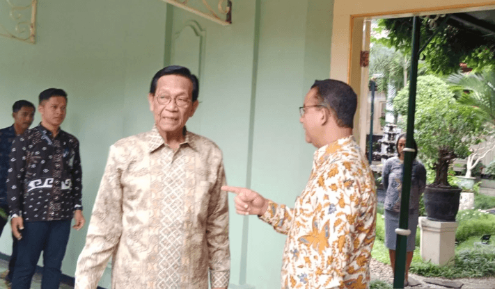 Sambangi Kantor Kepatihan, Anies Mohon Doa-Restu Soal Pencapresan ke Sultan HB X
