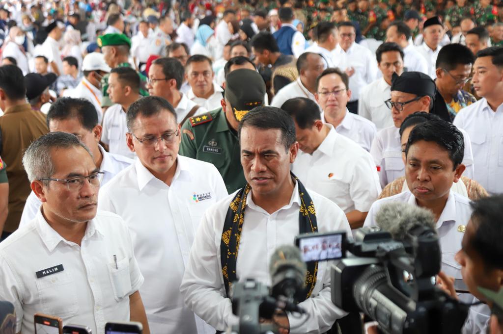 Disambut Puluhan Ribu Petani dan Penyuluh DIY, Mentan Amran Beri Apresiasi