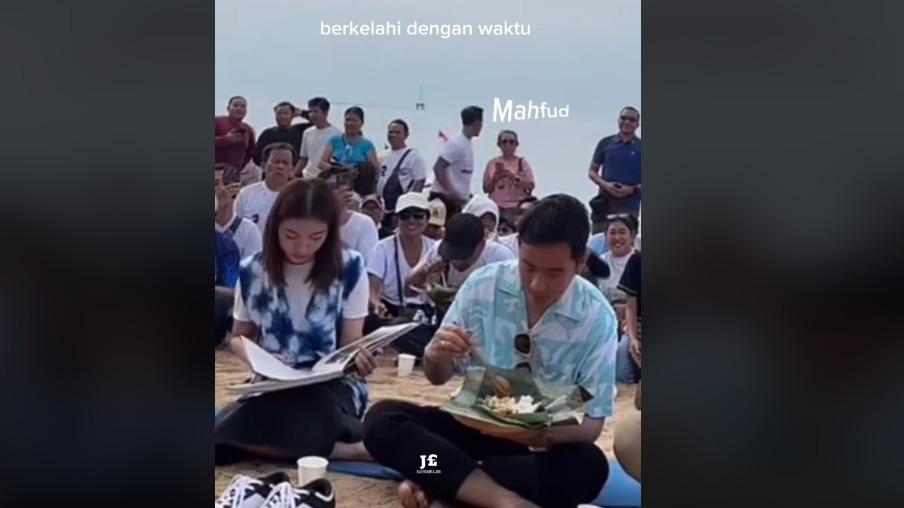 Gibran Senyum 'Salting' Di-roasting saat Nyantai di Pantai Bali, Netizen: Inilah Pemimpin Masa Depan, Nggak Baperan