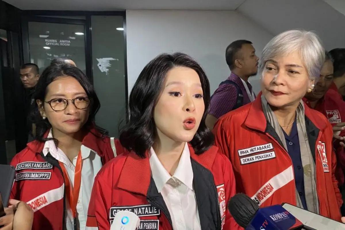 Grace Natalie: PSI Partai Paling Solid Dukung Prabowo-Gibran