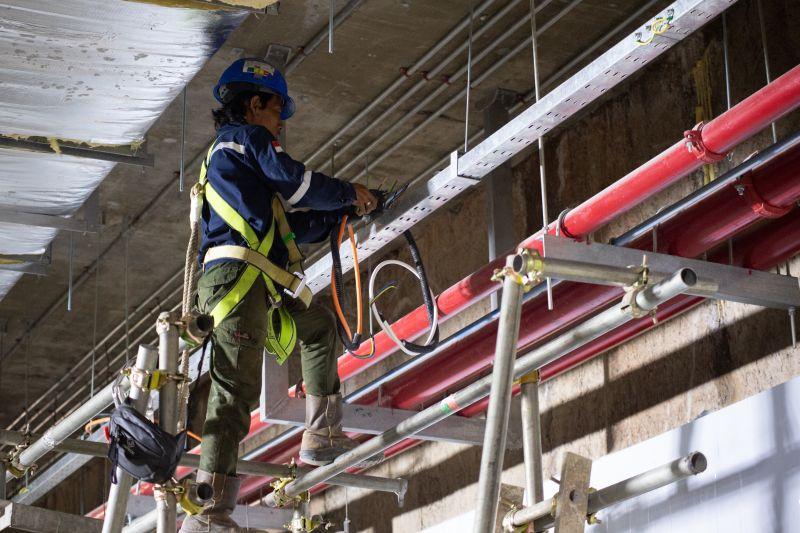 Progres Pembangunan MRT Fase 2A Thamrin-Monas Hampir 70 Persen