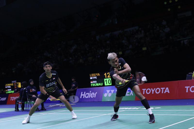 Bagas/Fikri Melaju ke Semifinal Thailand Masters Usai Kalahkan Chinese Taipei