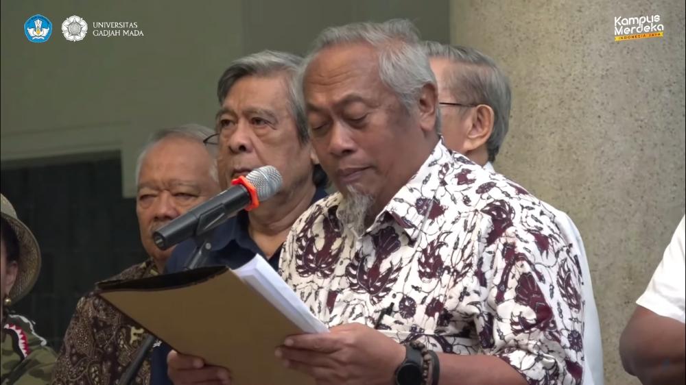 Klaim Rektorat UGM soal Petisi Bulaksumur Tak Wakili Institusi
