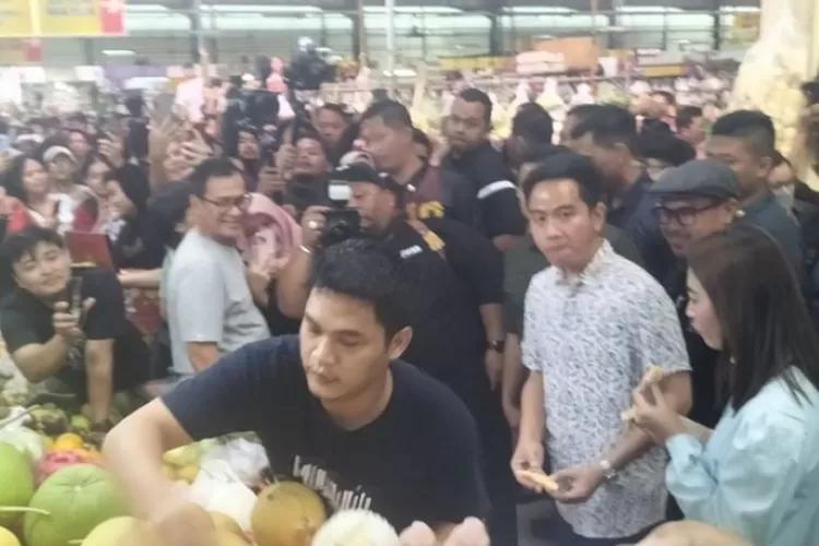Gibran dan Selvi Beli Buah dan Sayur di Pasmod BSD City