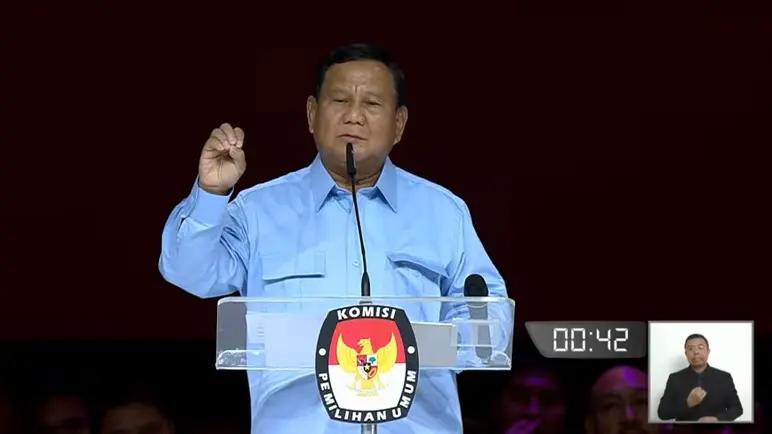 Closing Statement Prabowo Minta Maaf, TKN: Itu Sikap Kenegarawanan
