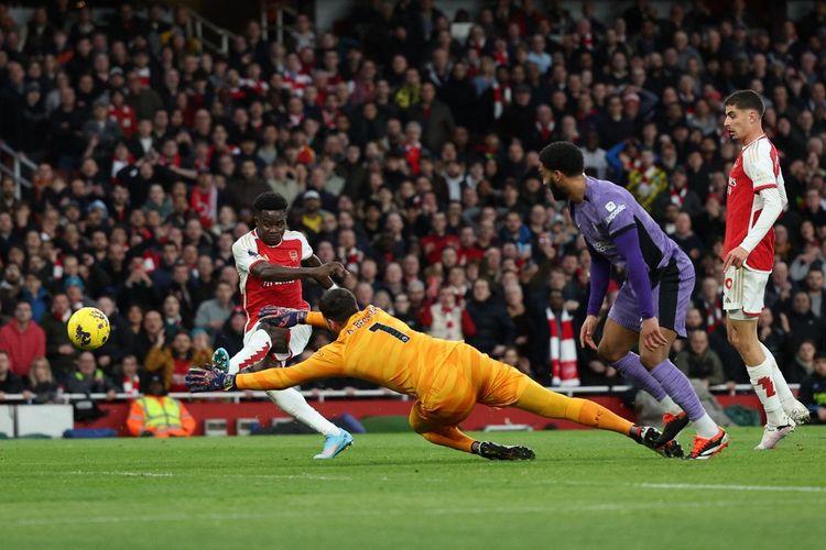 Hasil Liga Inggris: Arsenal Tekuk Liverpool 3-1