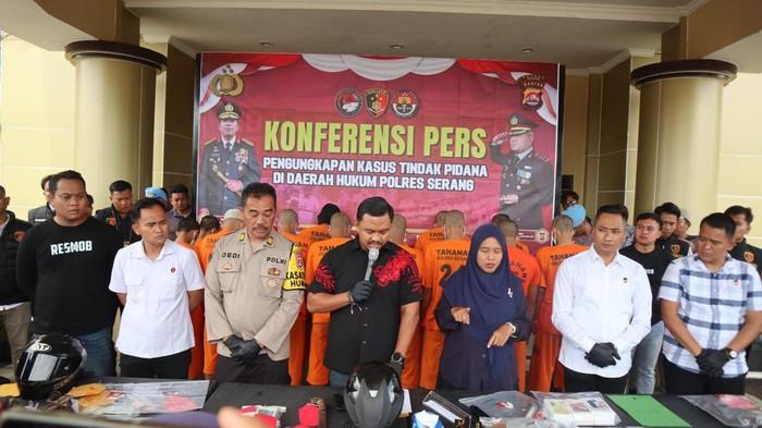 Dalam Sepekan, Polisi Tangkap 16 Curanmor di Serang