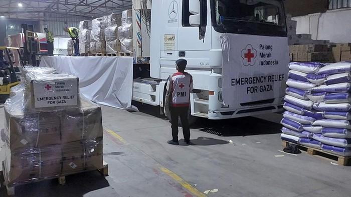 PMI Kembali Distribusikan Bantuan Kemanusiaan bagi Rakyat Gaza