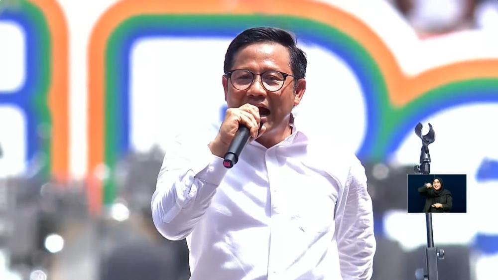 Cak Imin Singgung soal Suporter Sepak Bola Tak Pernah Dibayar dan Rela Datang JIS