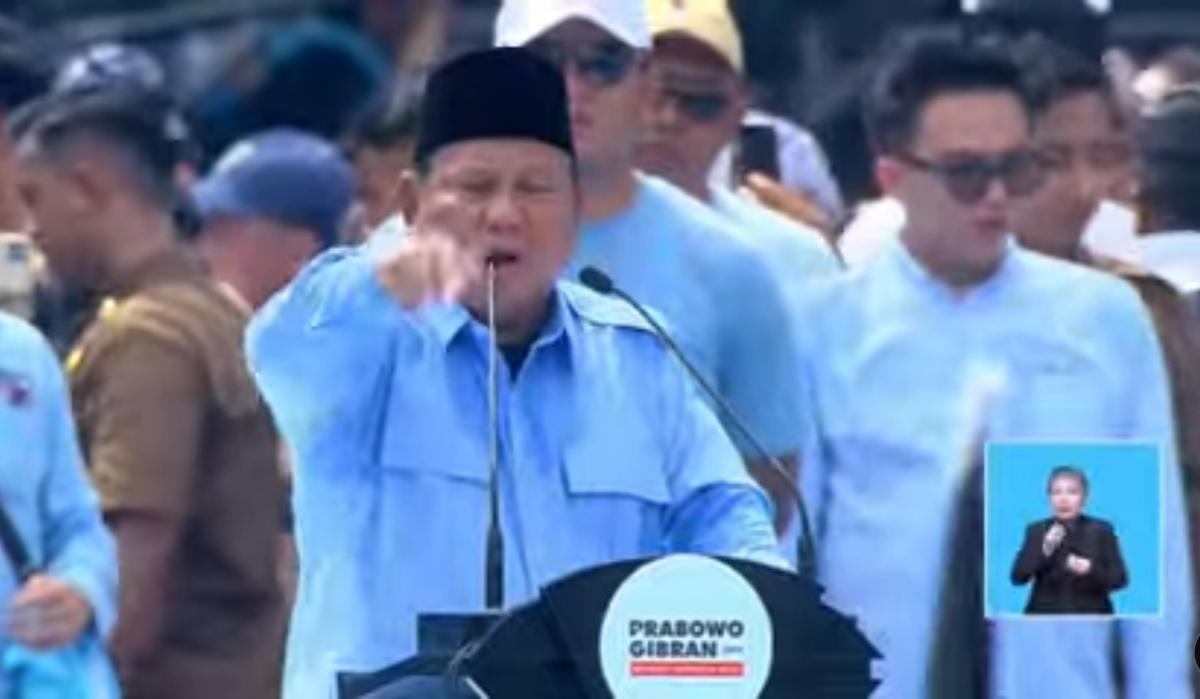 Prabowo: Yang Bilang Program Makan Siang Gratis Tak Penting Gak Waras!