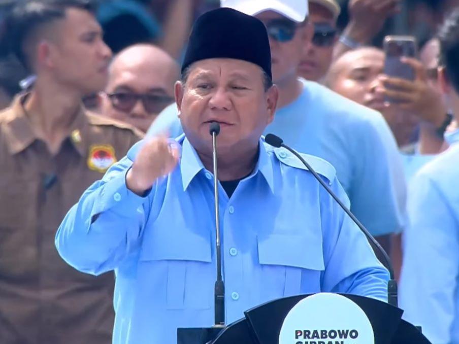 Persiapan Menuju TPS, Prabowo Ungkap Hanya Sarapan Bubur Manado