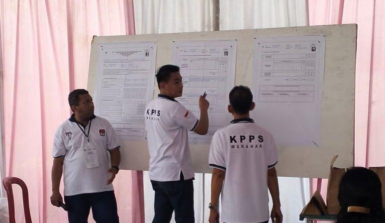 Prabowo Menang di TPS Gibran Nyoblos