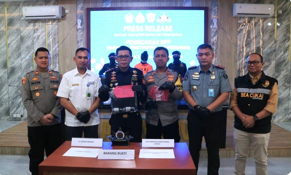 Bea Cukai Gagalkan Penyelendupan Narkotika di Pelabuhan Tanjung Balai Karimun