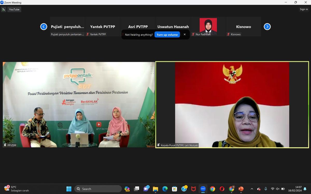 Kementan Dorong Peningkatan Layanan Perlindungan Varietas Tanaman