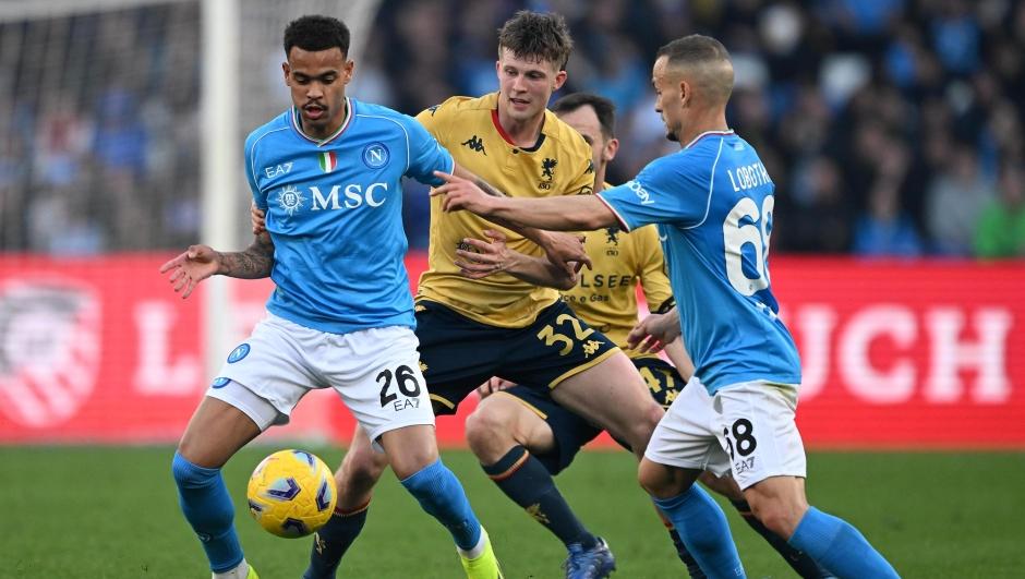 Gol Dramatis Cyril Ngonge Selamatkan Napoli saat Jamu Genoa, Skor Imbang 1-1