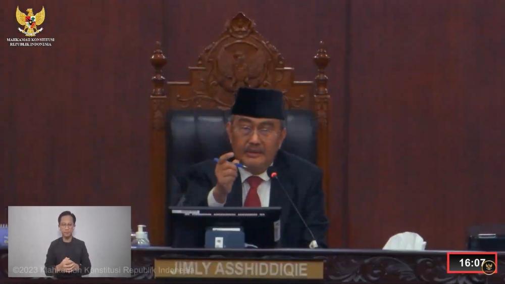 Jimly Asshiddiqie Pastikan Hoaks Anwar Usman jadi Ketua MK Lagi
