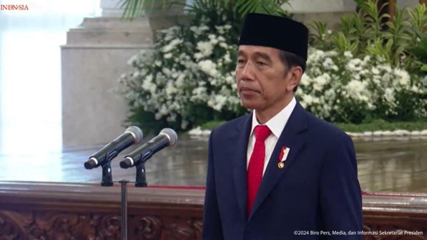 Resmi jadi Menko Polhukam Jokowi Beri Pesan Pada Hadi Tjahjanto