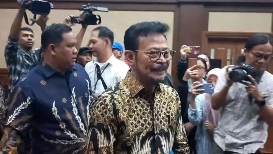 Dakwaan Jaksa ke SYL: Terima Gratifikasi Rp44,5 Miliar!