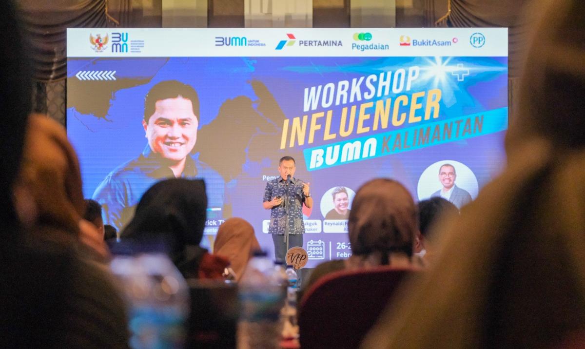 Demi Komunikasi Tepat Sasaran, Menteri Erick Bujuk Influencer BUMN Kalimantan Perkuat Mindset
