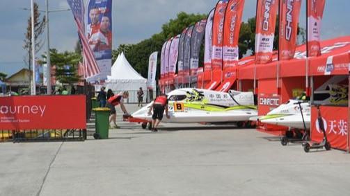 Pembalap Dunia Kembali Jajal Danau Toba di Sesi Latihan Bebas F1Powerboat 2024