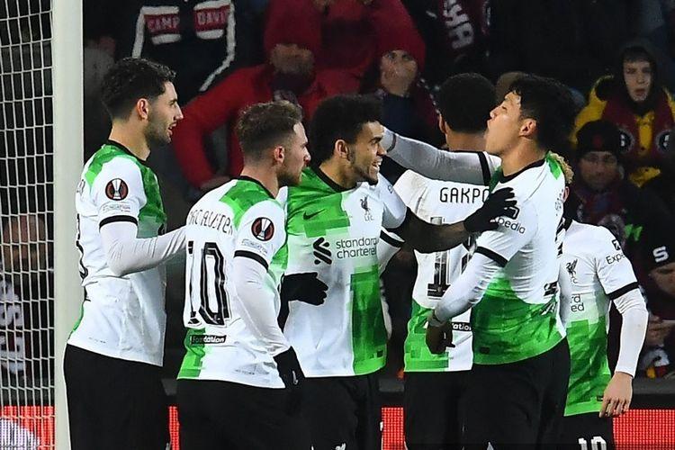 Hasil Liga Europa: Liverpool Gasak Sparta Praha 5-1