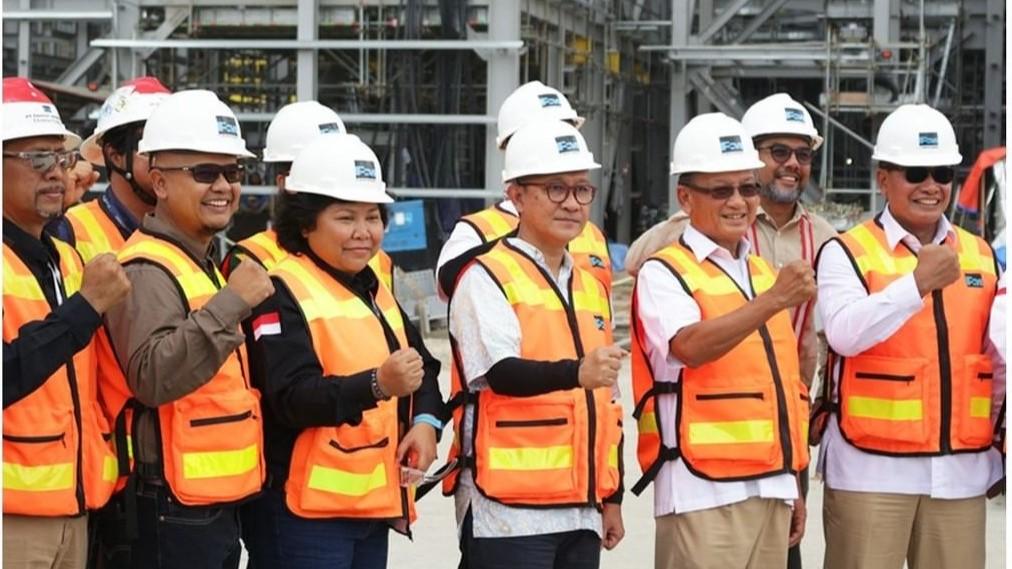 Dirjen Bea Cukai Pantau Pembangunan Smelter PTFI di Gresik