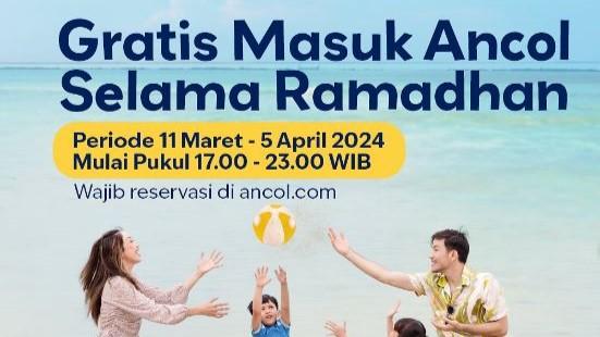Selama Ramadan Masuk Ancol Gratis, Cek Syaratnya!