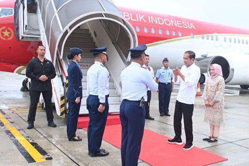 Didampingi Iriana, Jokowi Kunjungan Kerja ke Sumatera Utara