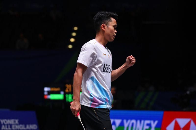 Ginting Berhasil Hadapi Laga Ketat Demi Tembus ke Perempat Final All England