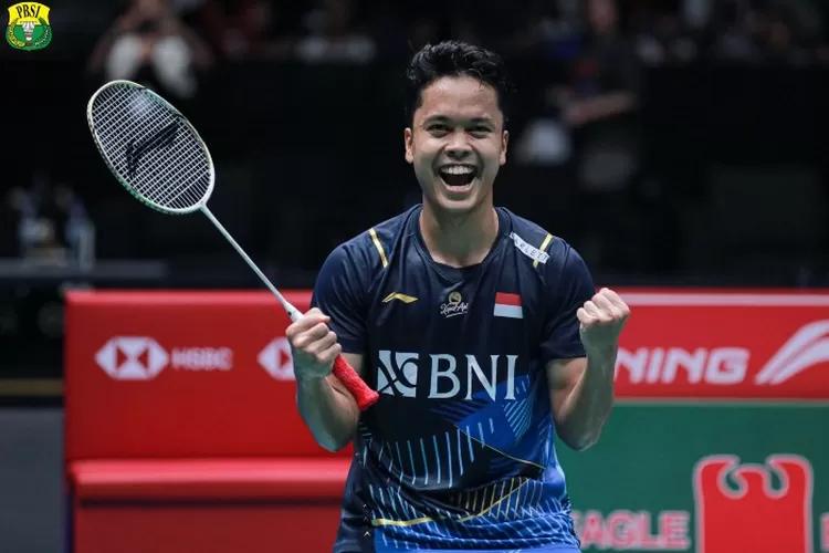 Tumbangkan Axelsen Lewat 3 Set, Ginting Lolos Semifinal All England