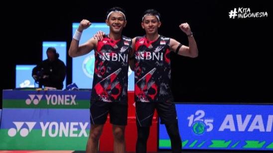 Sempat Tertinggal di Set Kedua, Fajar/Rian Berhasil Melangkah ke Final All England 2024