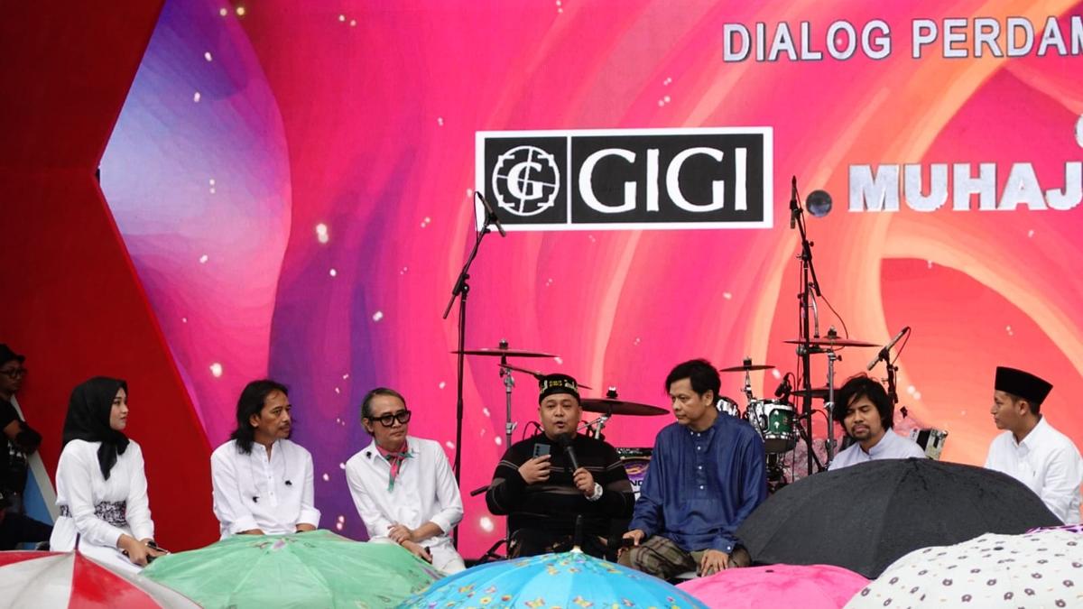 PeaceSantren Perdana Digelar di Azziyadah, Ribuan Santri Serukan Perdamaian Bersama GIGI