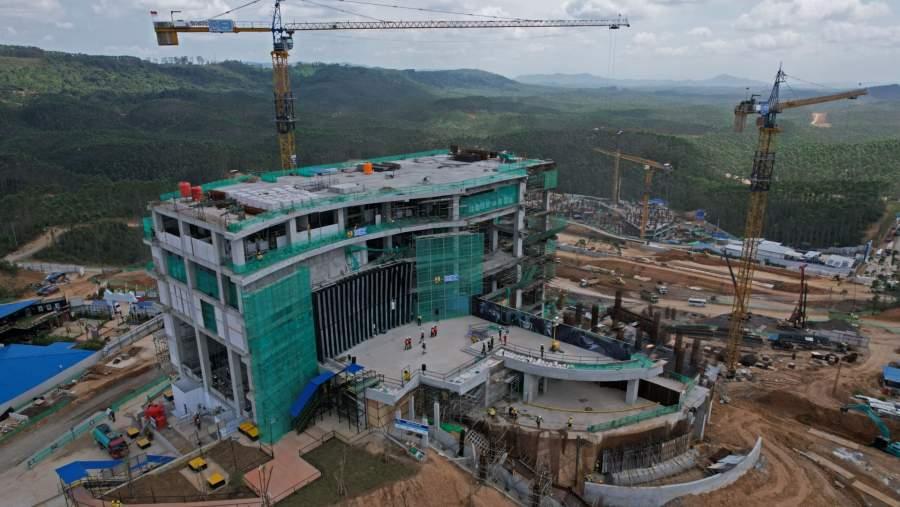 Proyek Pembangunan Gedung Pemerintahan di IKN Sudah Lebih dari 50 Persen