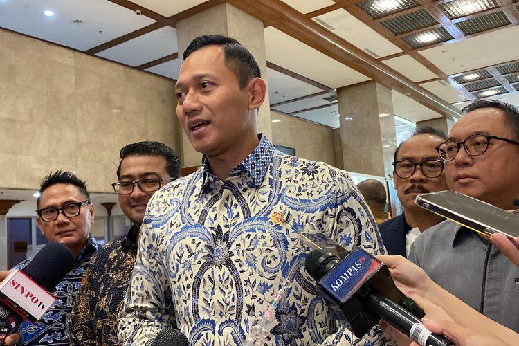 Di Depan Komisi II DPR, AHY Paparkan Program Prioritas Kementerian ATR/BPN