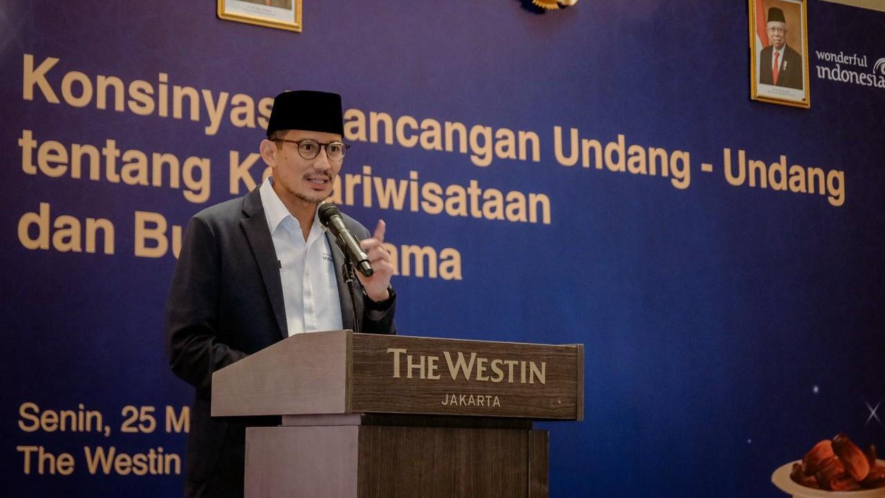 Menparekraf Harap Panja RUU Kepariwisataan Rumuskan Produk Hukum yang Adaptif dan Responsif