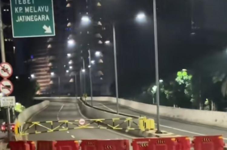 Tutup JLNT Casablanca di Malam Hari, Begini Penjelasan Dishub DKI