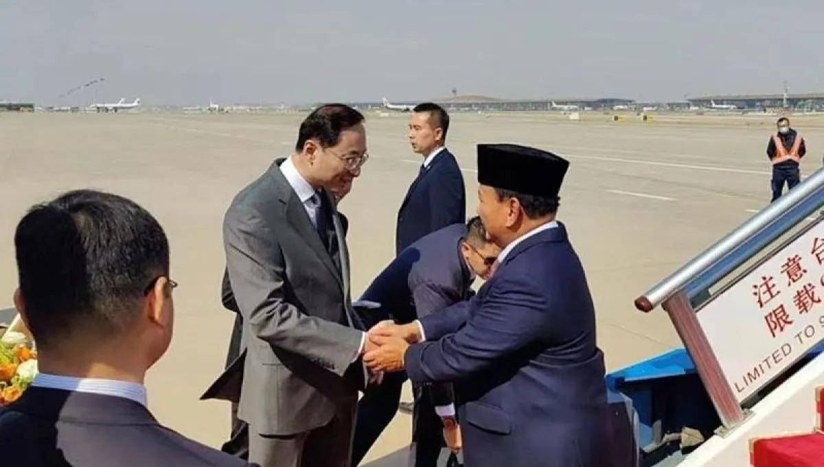 Tiba di Beijing, Prabowo Gelar Pertemuan dengan Presiden China Xi Jinping Sore Ini