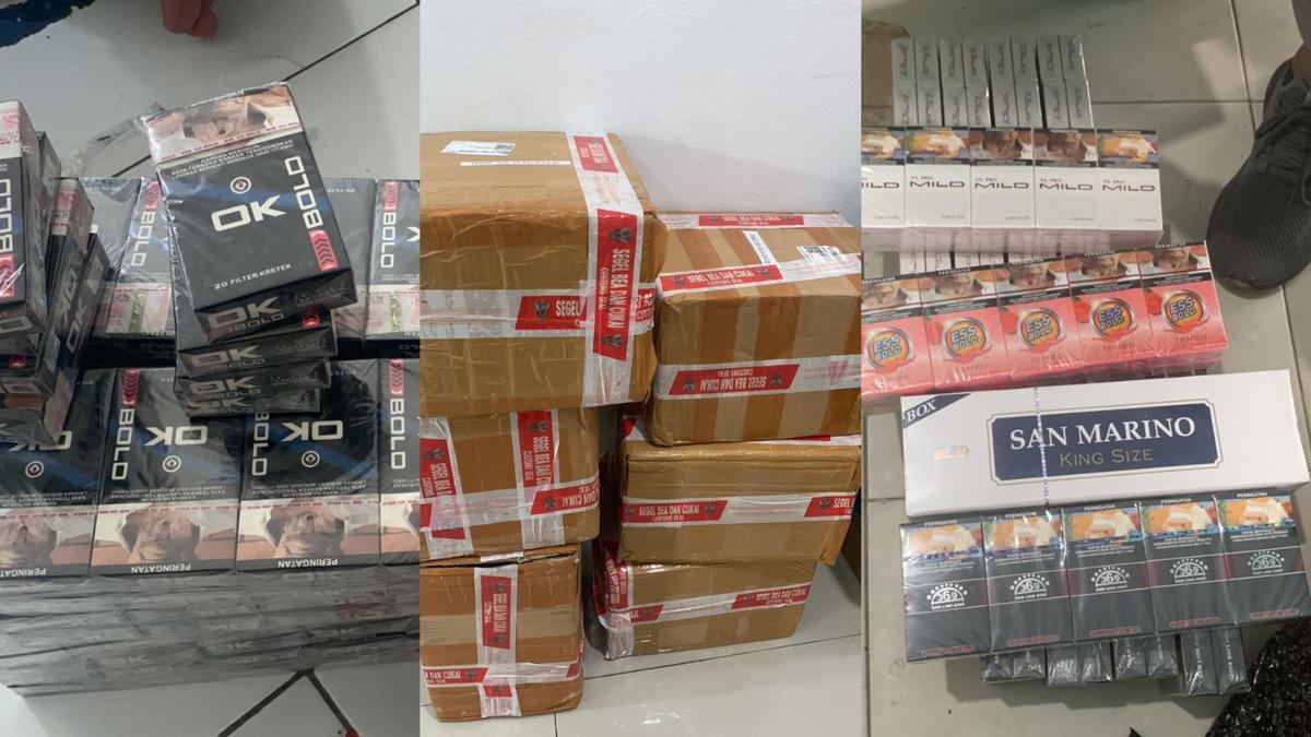 Bea Cukai Pangkalan Bun Lakukan 3 Penindakan Rokok Ilegal