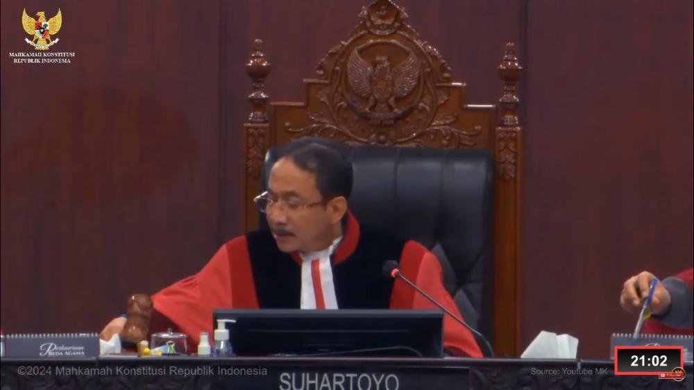 MK Pastikan 4 Menteri dan DKPP Hadiri Sidang Sengketa Pilpres 2024 Besok
