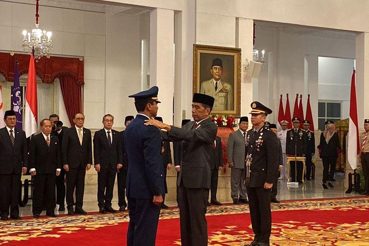 Resmi! Presiden Jokowi Lantik Marsdya Tonny Harjono Jadi KSAU