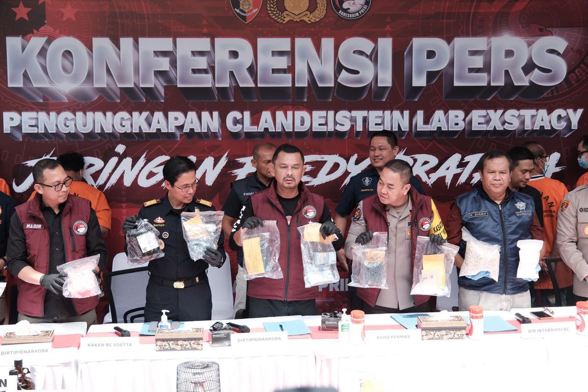 Pabrik Ekstasi di Sunter Terbongkar, Buah Sinergi Bea Cukai dan Bareskrim Polri