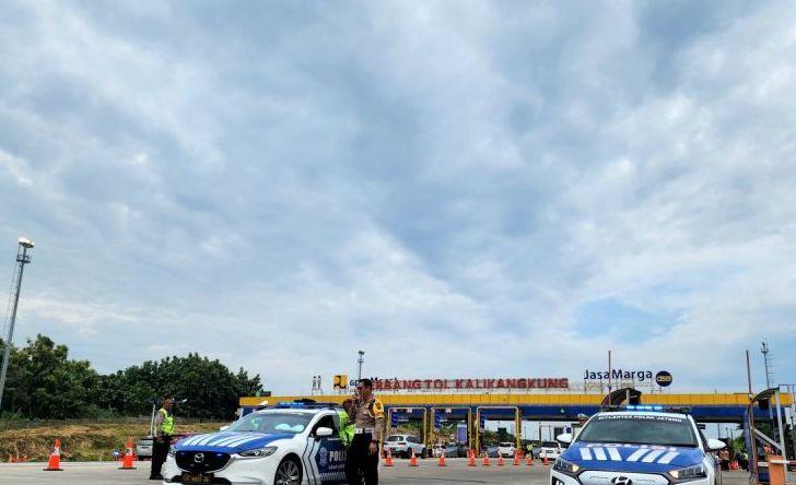 One Way Selesai, Lalin di Gerbang Tol Kalikangkung Kembali Dibuka 2 Arah