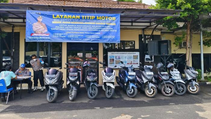 Warga Depok Mau Mudik? Titip Motor di Polres Aja