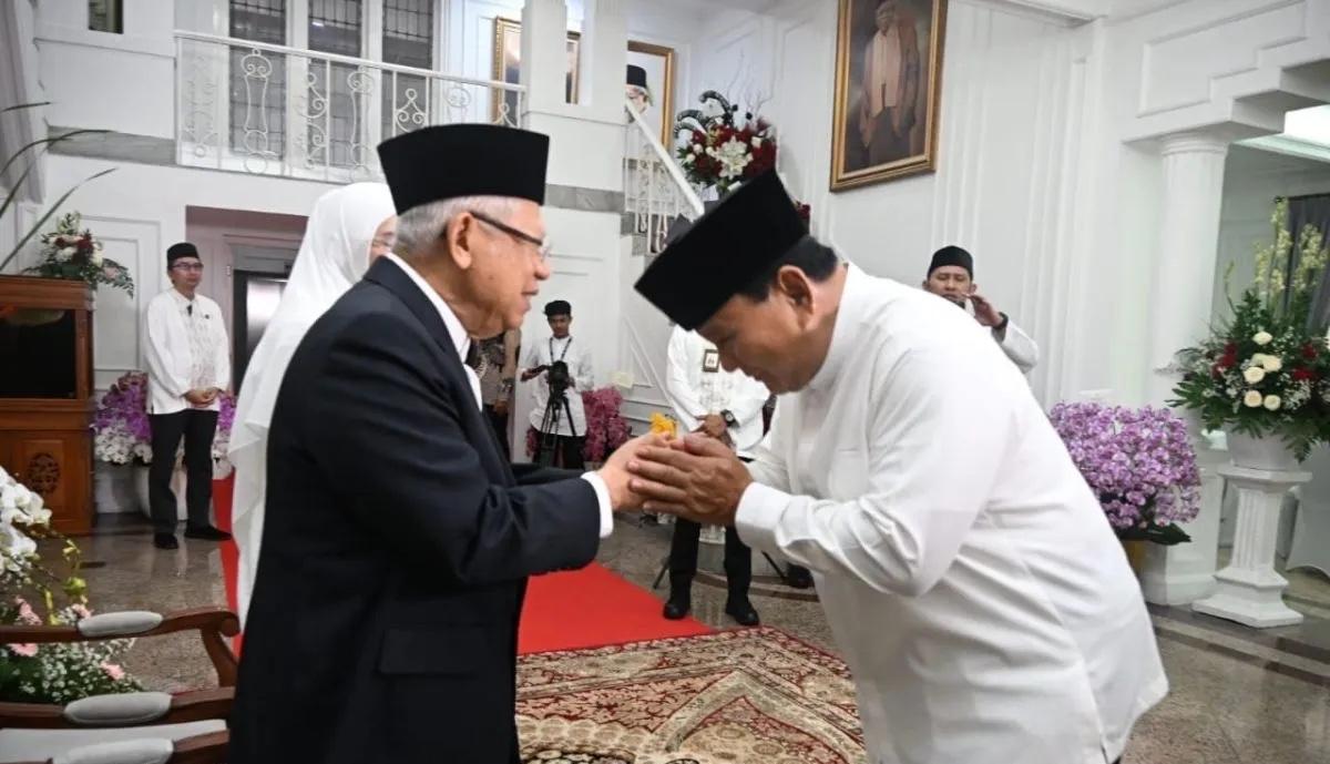 Prabowo hingga Kapolri Hadir dalam 'Open House' Wapres Ma'ruf di Menteng