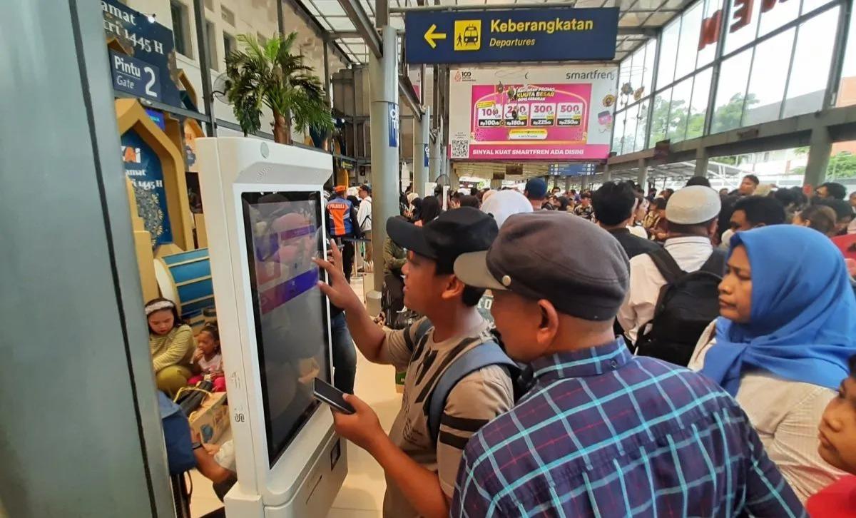 H+5 Lebaran, KAI Catat 34.385 Pemudik Tinggalkan Jakarta