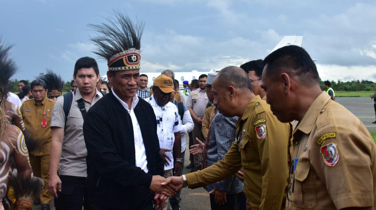Mentan Cek Pompanisasi di Merauke,  Targetkan Pertanian Modern