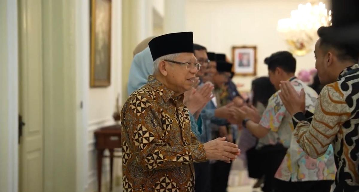 H+7 Lebaran, Wapres Ma'ruf Gelar Halal Bihalal Bareng Pegawai dan Wartawan